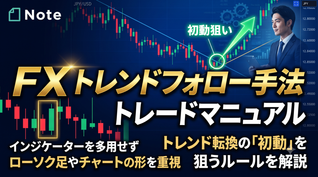 FX トレンドフォロー手法トレードマニュアル